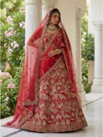 Red Color Silk Lehenga Choli