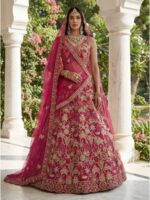 Pink Color Silk Lehenga Choli