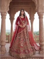 Red Color Silk Lehenga Choli