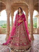 Pink Color Silk Lehenga Choli