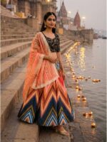 Multy Color Satin Silk Lehenga Choli