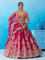 Pink Color Silk Lehenga Choli