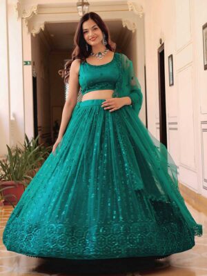 Maroon Color Georgette Lehenga Choli