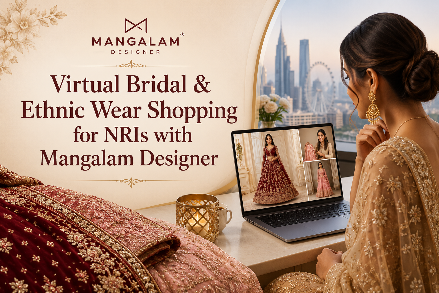 Virtual Bridal & Ethnic Wear Shopping for NRIs with Mangalam Designer