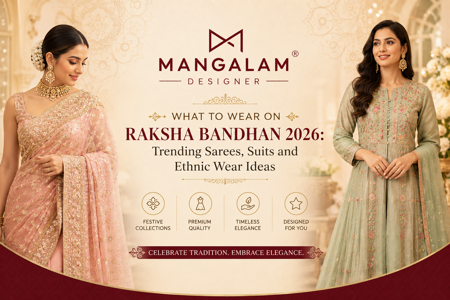 What to Wear on Raksha Bandhan 2026 Trending Sarees, Suits and Ethnic Wear Ideas